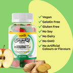 MultiVi - Apple Cider Vinegar (with the Mother) & Ginger - 60 Chewable Gummies