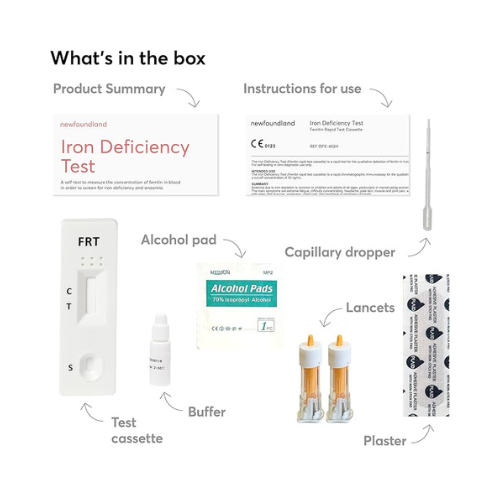 Newfoundland - Iron Deficiency Test Kit - Ferritin Levels