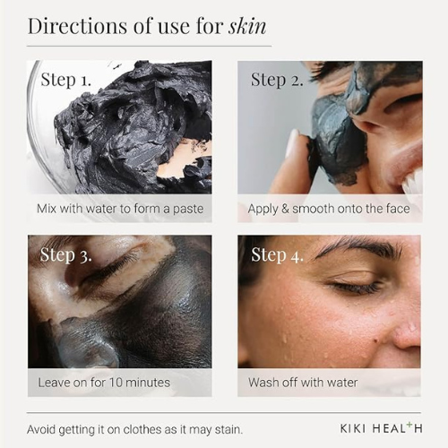 KIKI Health - Activated Charcoal Powder – Natural Detox & Teeth Whitening – 70g