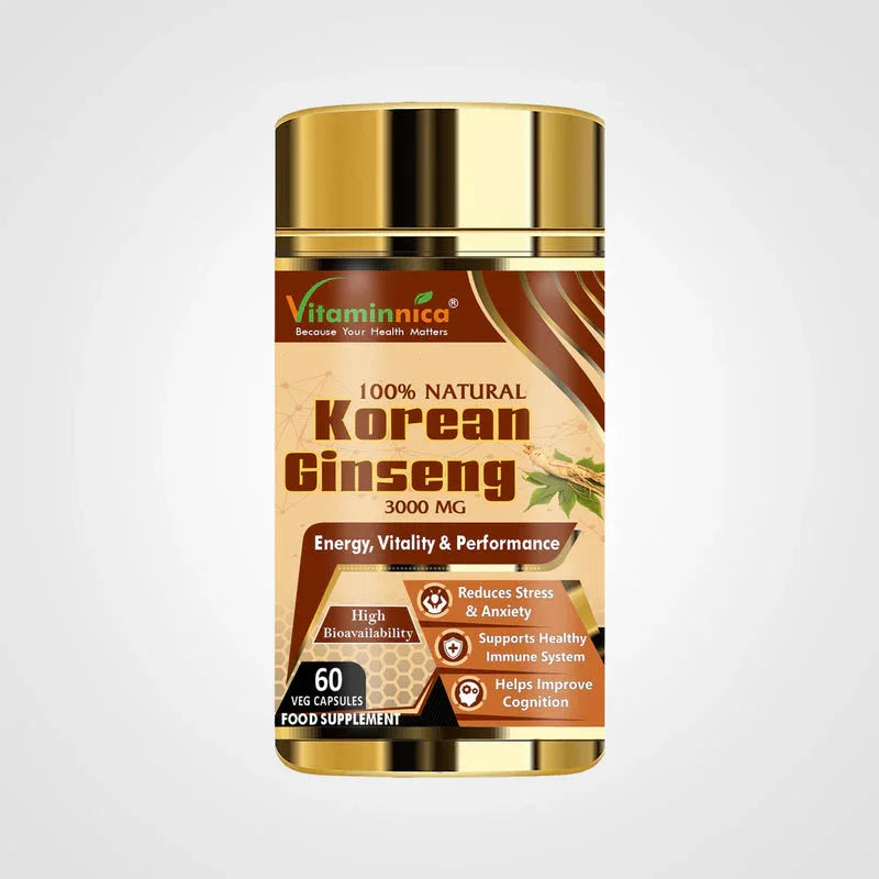 Vitaminnica Korean Ginseng-60 Capsules - The Wellness Store®