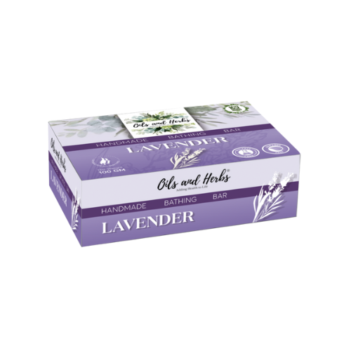 Oils and Herbs - Lavender Handmade Soap by Herbalist - 100g