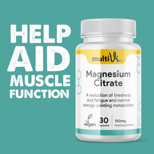MultiVi - Magnesium Citrate Supplement - 30 Capsules - The Wellness Store®