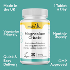 MultiVi - Magnesium Citrate Supplement - 30 Capsules