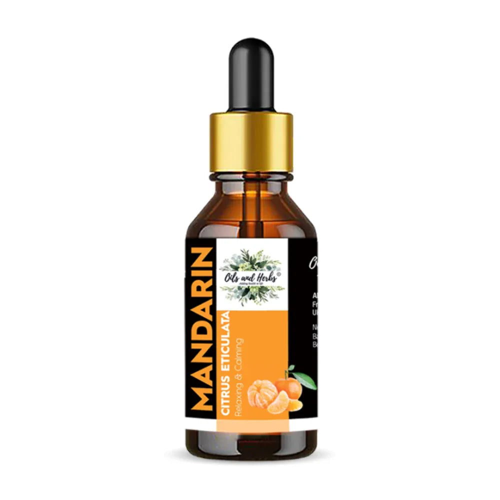 Oils & Herbs – Natural Mandarin Essential Oil 100% Pure - The Wellness Store®