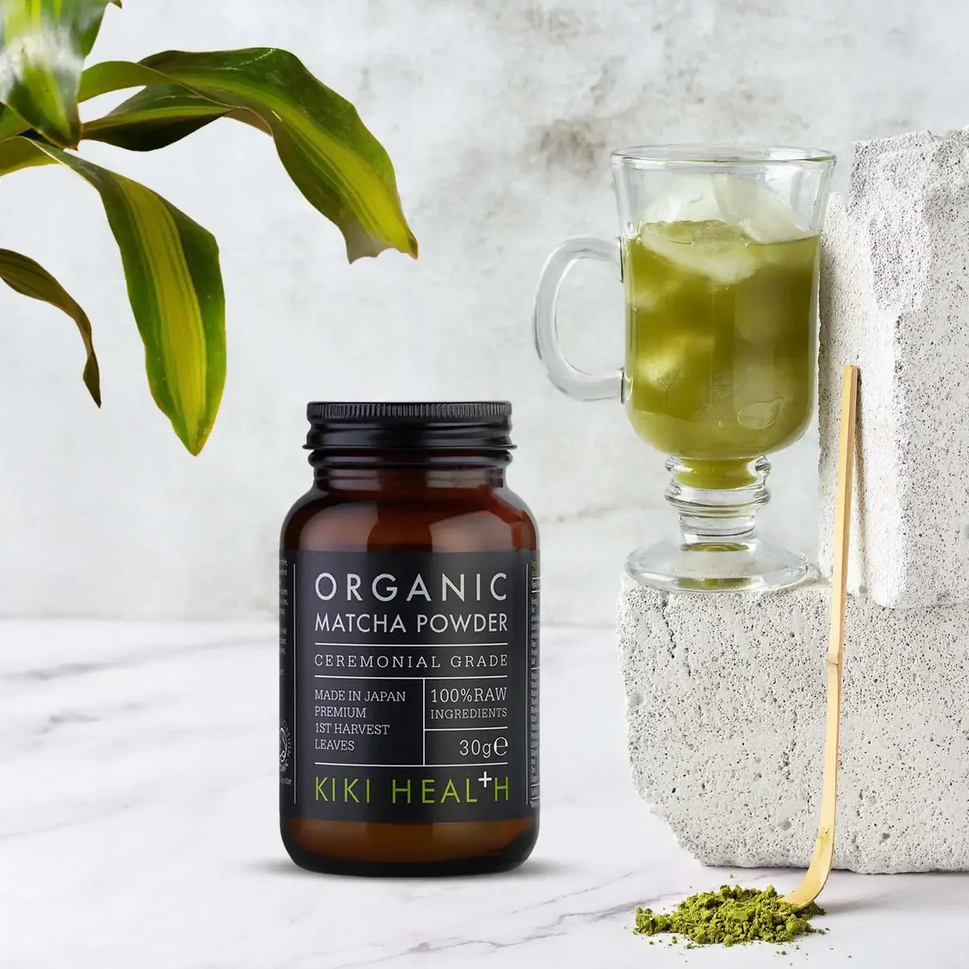 KIKI HEALTH - Matcha Powder, Organic, Ceremonial Grade - 30g