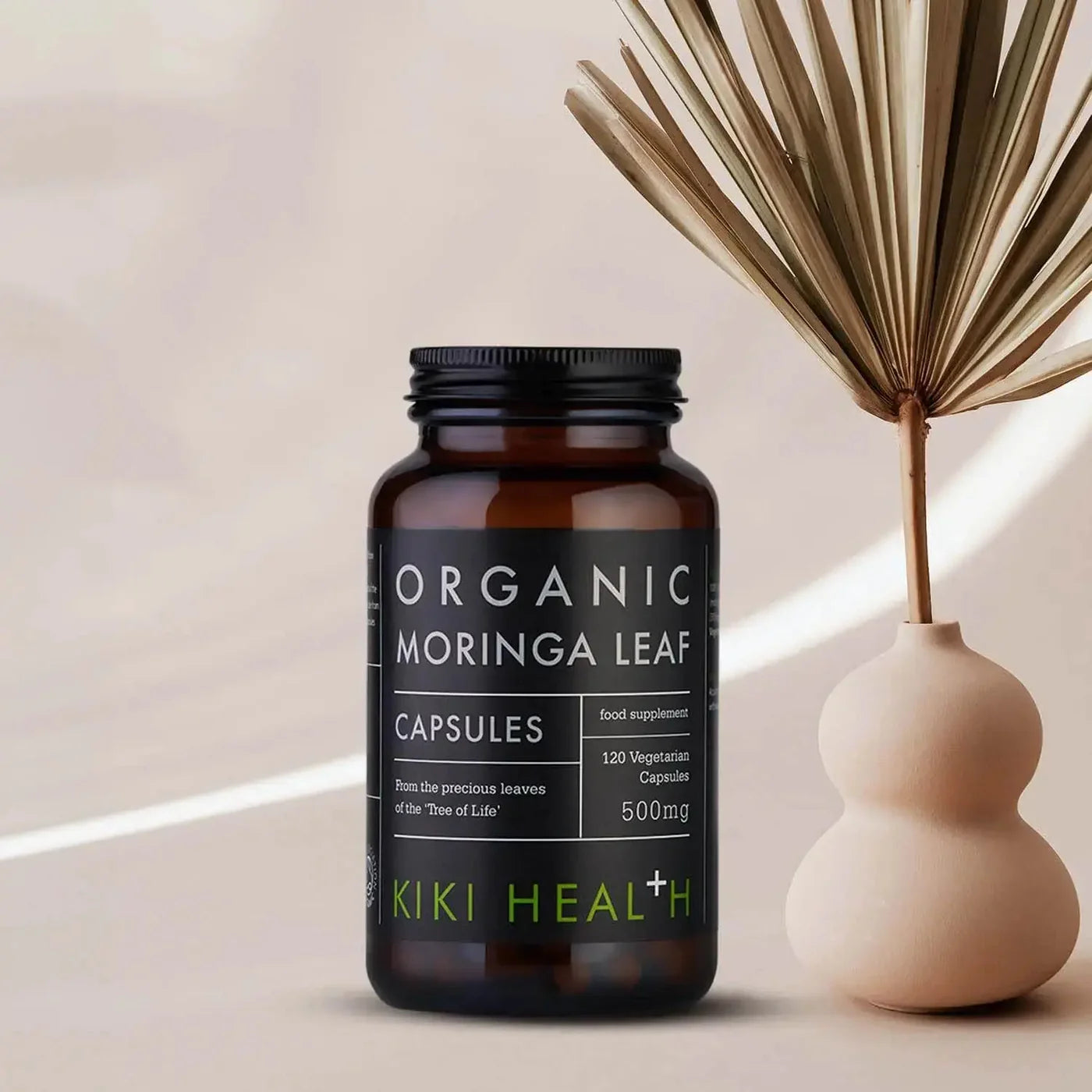 KIKI HEALTH - Moringa Leaf, Organic - 120 Vegicaps