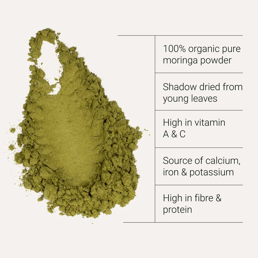 KIKI HEALTH - Moringa Leaf Powder, Organic - 100g