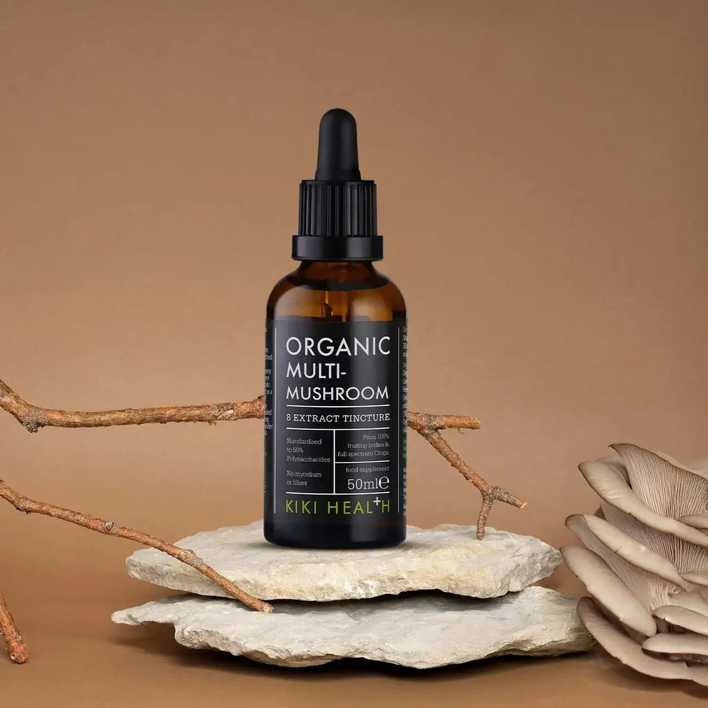 KIKI HEALTH - Multi-Mushroom Extract Blend Tincture, Organic - 50ml