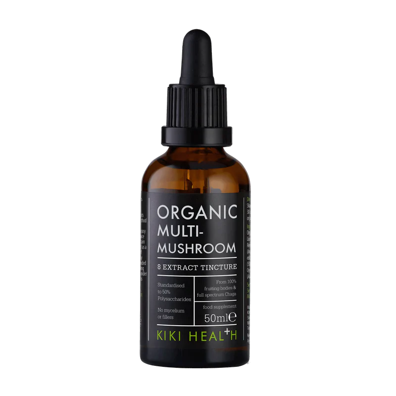 KIKI HEALTH - Multi-Mushroom Extract Blend Tincture, Organic - 50ml