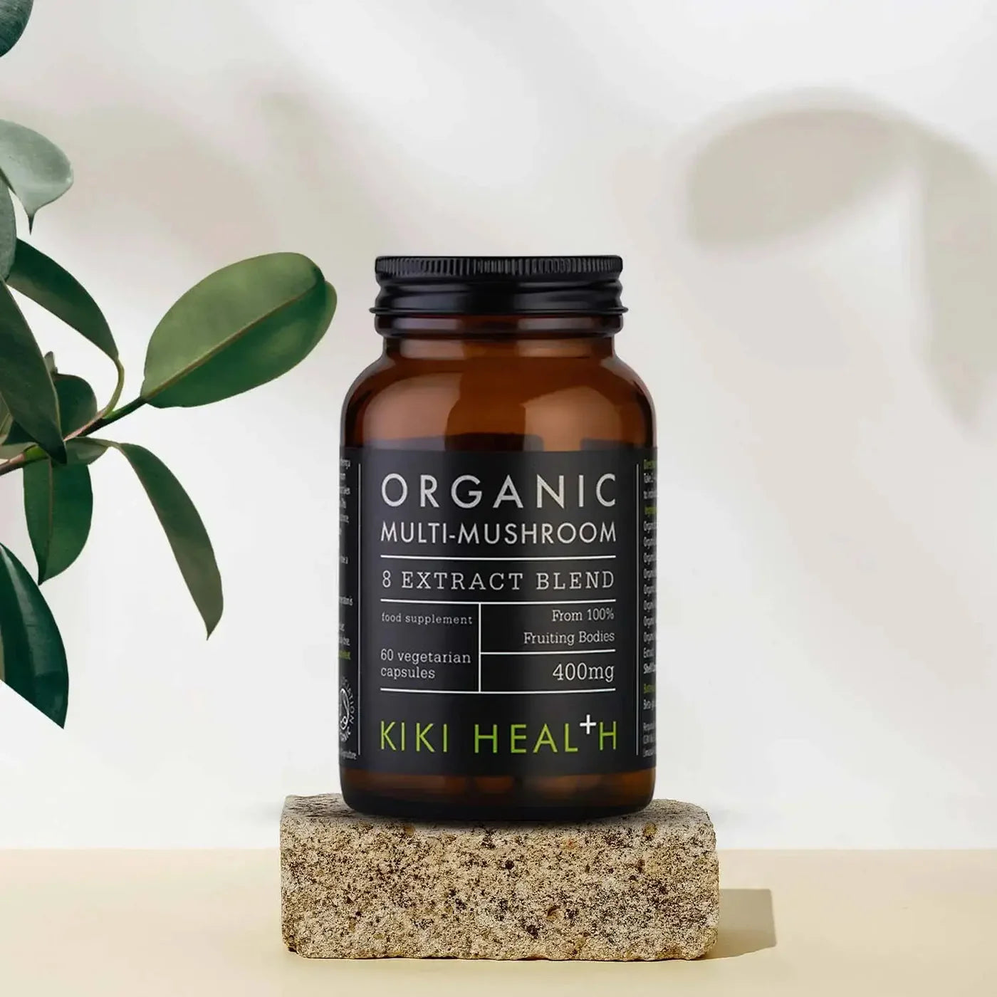 KIKI HEALTH - Multi-Mushroom Extract Blend, Organic - 60 Vegicaps