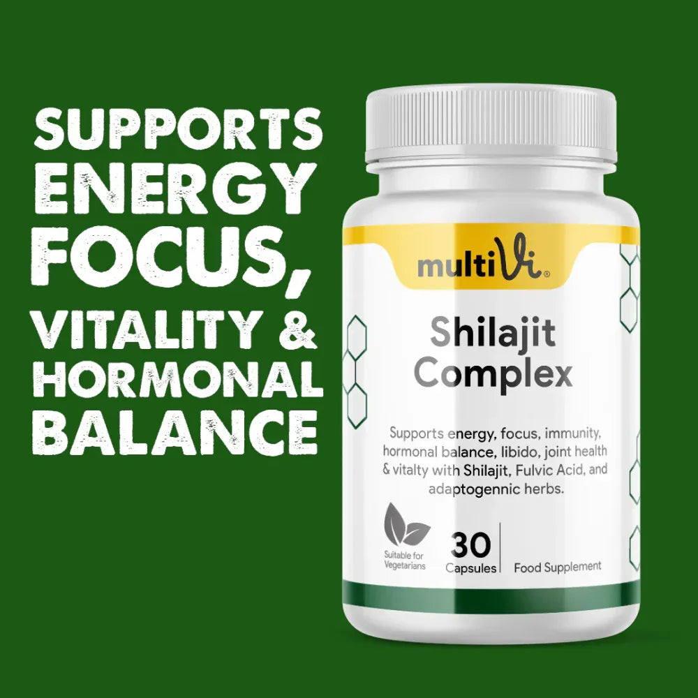 MultiVi - Shilajit KSM-66® Complex Supplement - 30 Capsules - The Wellness Store®
