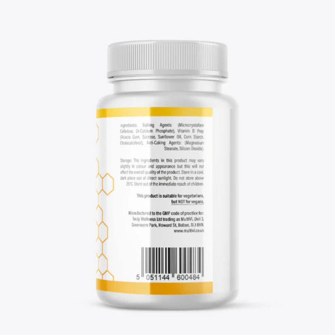 MultiVi - Vitamin D3 4000IU High Strength Supplement - 30 Capsules