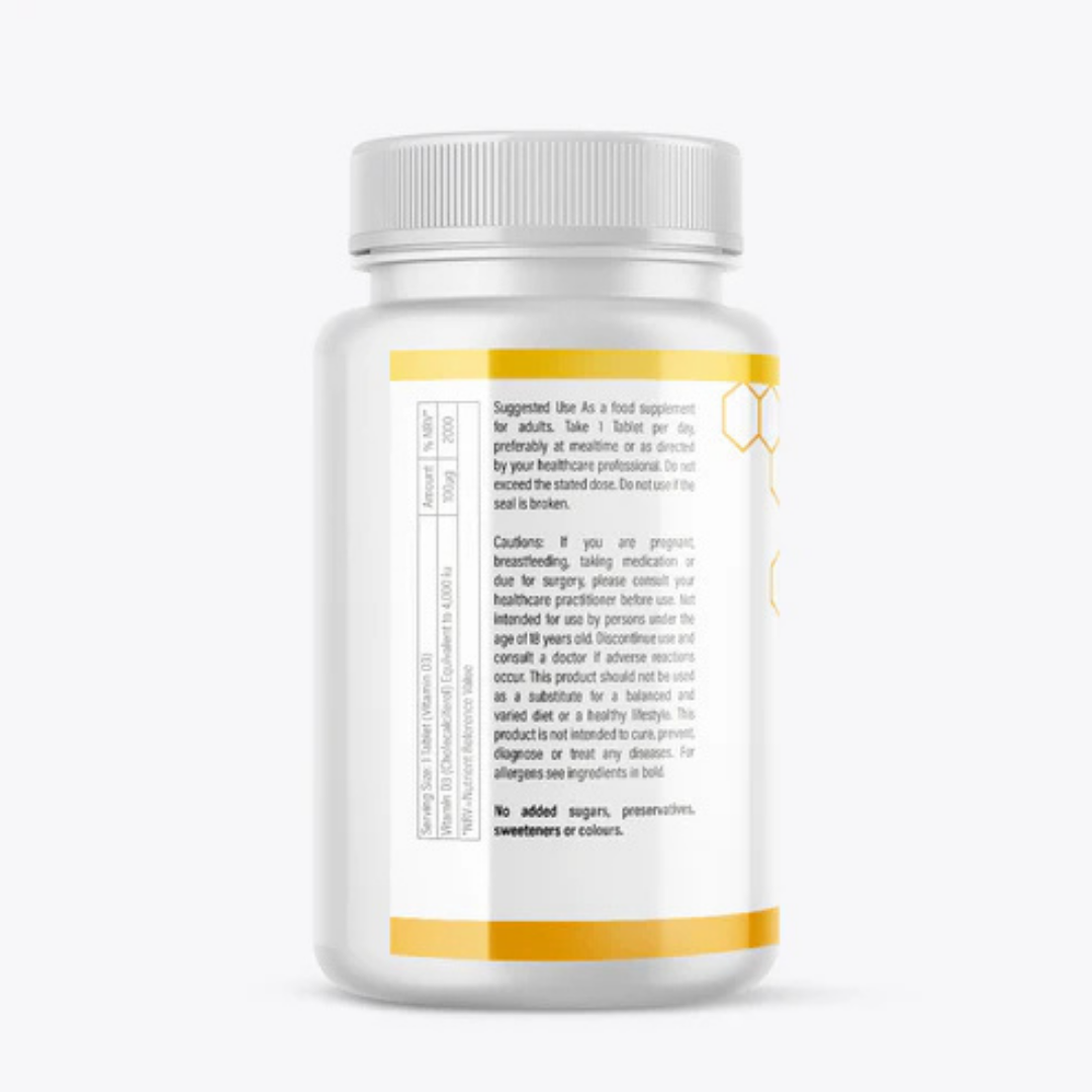 MultiVi - Vitamin D3 4000IU High Strength Supplement - 30 Capsules