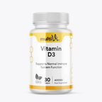 MultiVi - Vitamin D3 4000IU High Strength Supplement - 30 Capsules