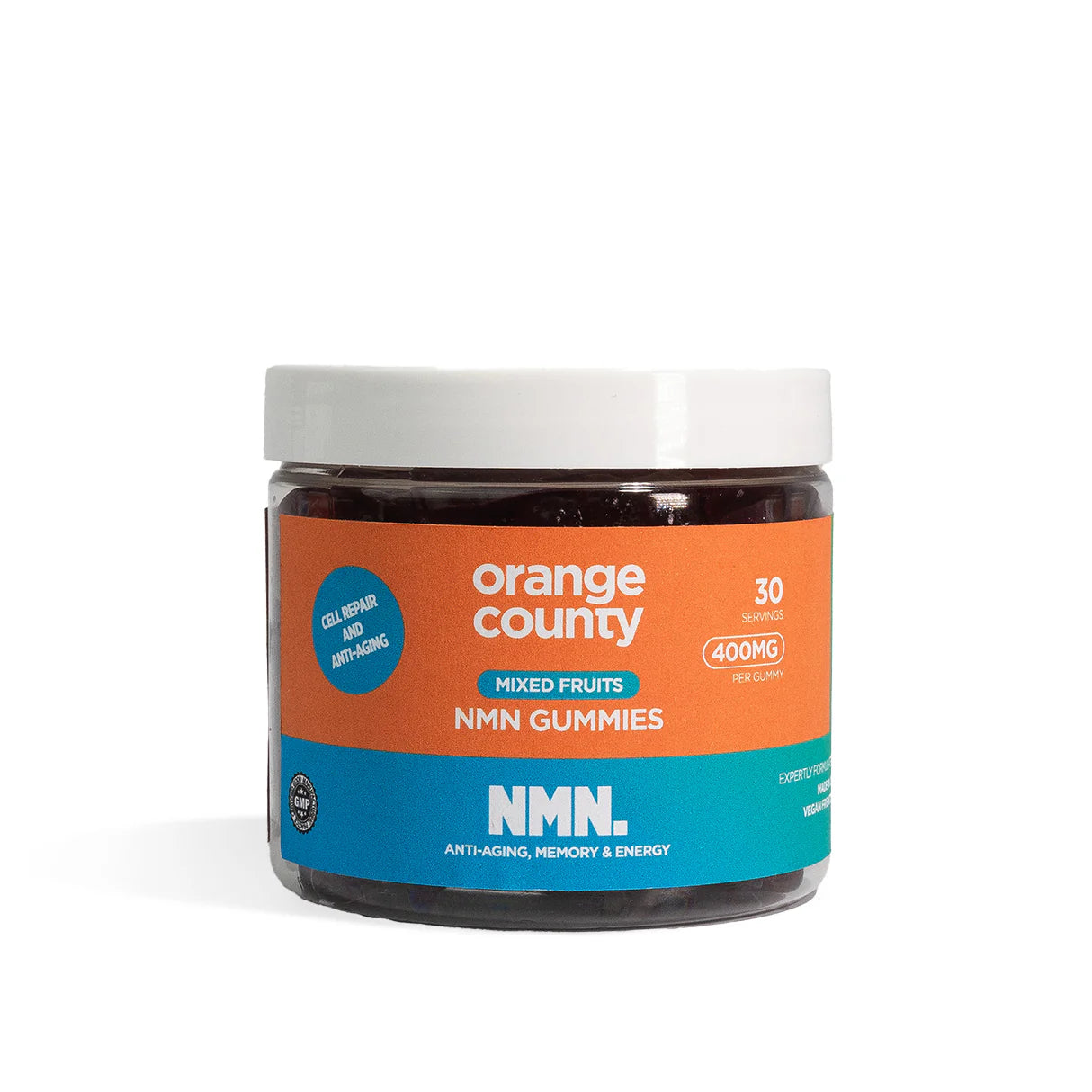 Orange County - NMN Nicotinamide Gummies Cell Repair + Anti-Aging - 30 Servings