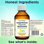 NaturallyMum - Magnesium Liposomal with Vitamins D3 & K2 - Lemon & Elderflower - 200ml