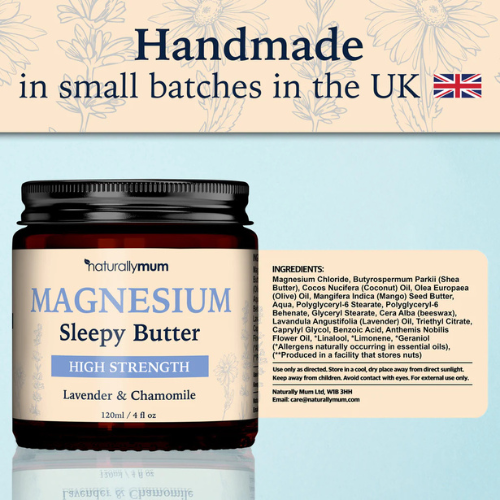 NaturallyMum - Magnesium Sleepy Butter Lavender - 100g