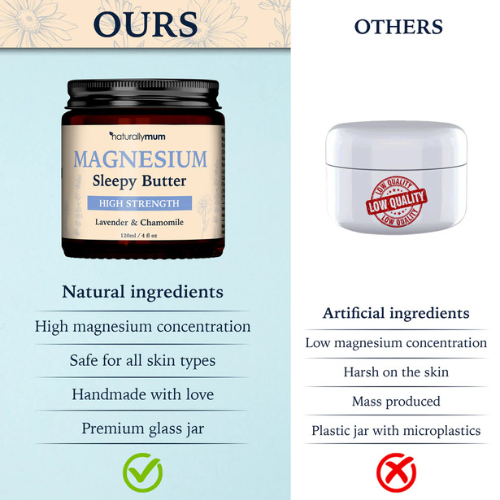NaturallyMum - Magnesium Sleepy Butter Lavender - 100g