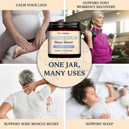 NaturallyMum - Magnesium Sleepy Butter Lavender - 100g