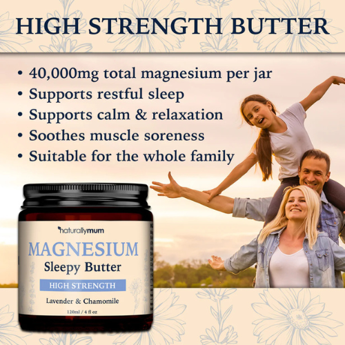 NaturallyMum - Magnesium Sleepy Butter Lavender - 100g