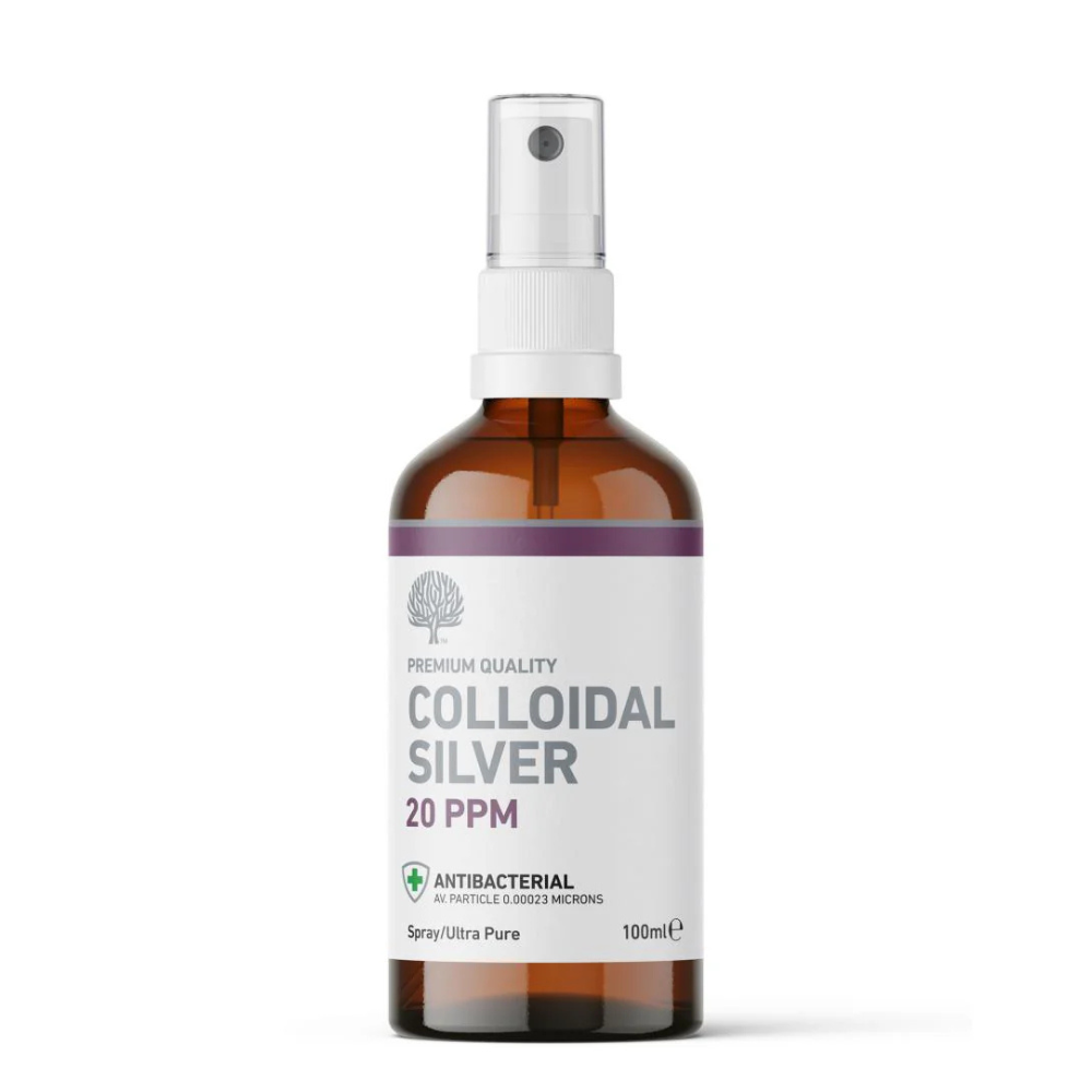 Nature’s Greatest Secret – Colloidal Silver 20ppm Spray – 100ml