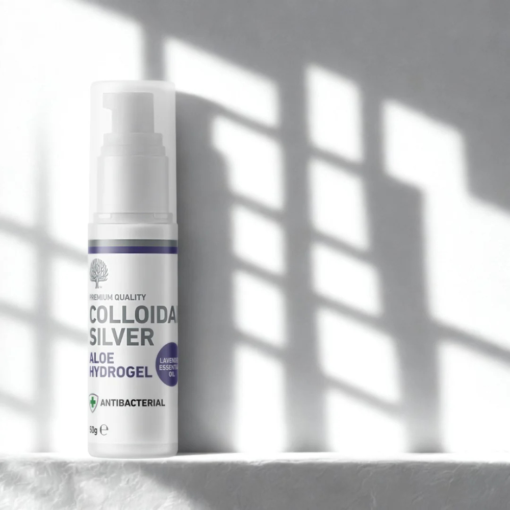 Nature’s Greatest Secret – Colloidal Silver Aloe Hydrogel with Lavender Essential Oil – 50g