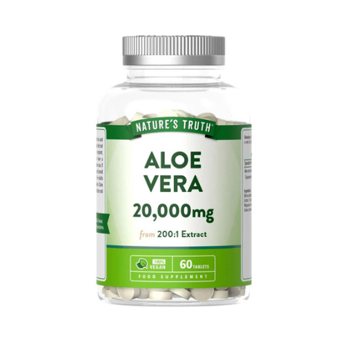 Nature’s Truth - Aloe Vera 20,000mg Inner Leaf Gel Extract - 60 Tablets (Vegan)