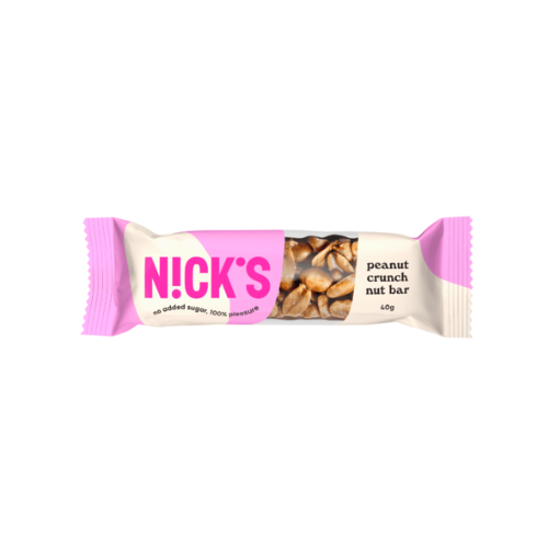 NICK'S - Nut Bar Peanut Crunch with Chocolate Coating - 40g