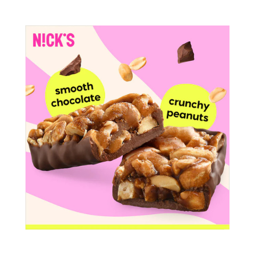NICK'S - Nut Bar Peanut Crunch with Chocolate Coating - 40g
