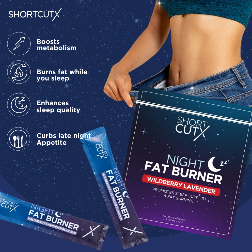 ShortCutX - Night Fat Burner Juice - 7 sachets x 20ml
