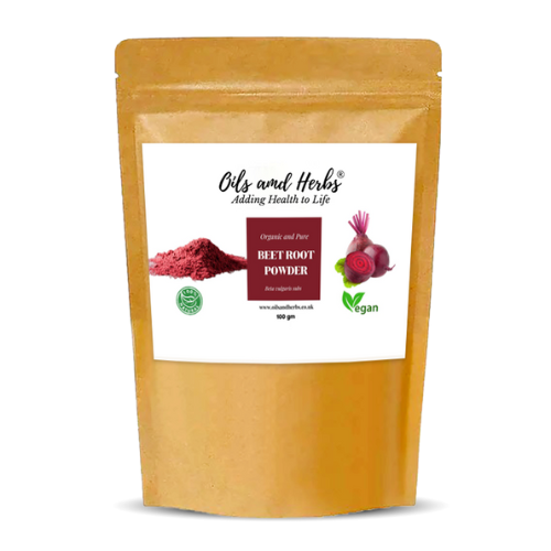Oils & Herbs – Clean Organic Beet Root Powder – 100% Pure and Natural - 100g