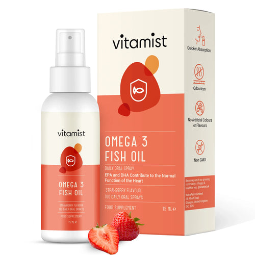 Vitamist - Omega 3 Fish Oil Oral Spray - 100 Daily Doses - The Wellness Store®