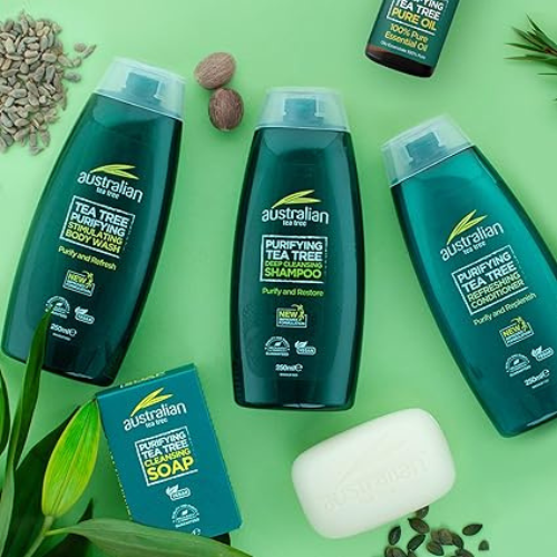 Optima Australian Tea Tree - Deep Cleansing Skin Wash 250ml - Natural Antibacterial Body Cleanser