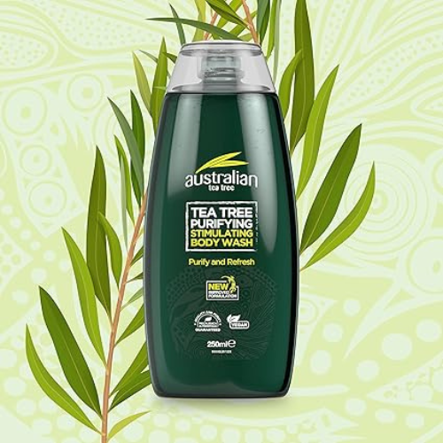 Optima Australian Tea Tree - Deep Cleansing Skin Wash 250ml - Natural Antibacterial Body Cleanser