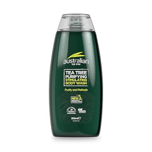 Optima Australian Tea Tree - Deep Cleansing Skin Wash 250ml - Natural Antibacterial Body Cleanser