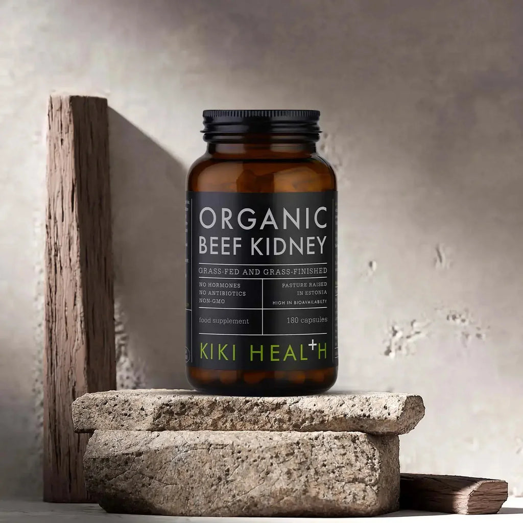 KIKI HEALTH - Organic Beef Kidney - 180 Capsules