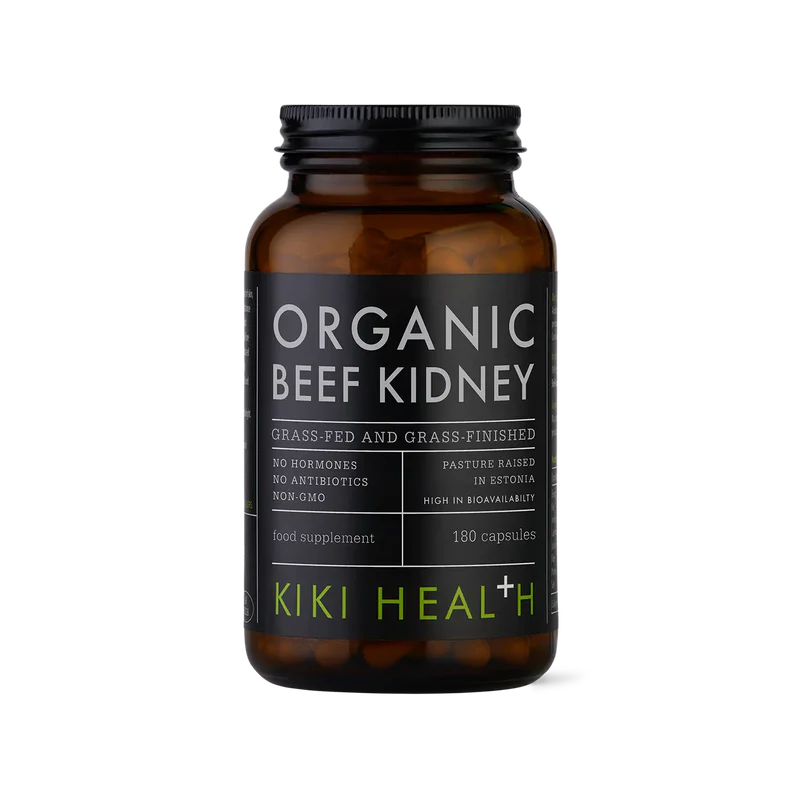 KIKI HEALTH - Organic Beef Kidney - 180 Capsules