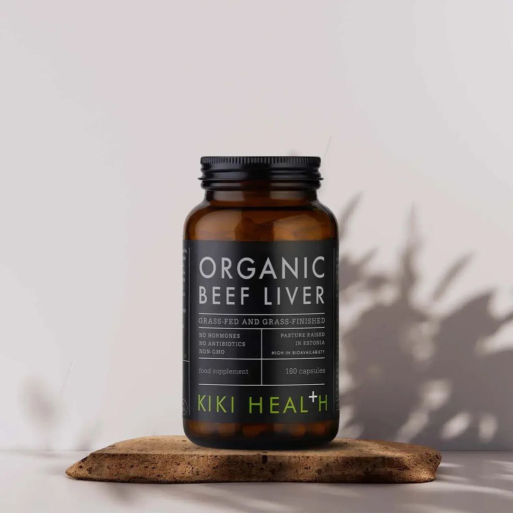 KIKI HEALTH  - Organic Beef Liver - 180 Capsules