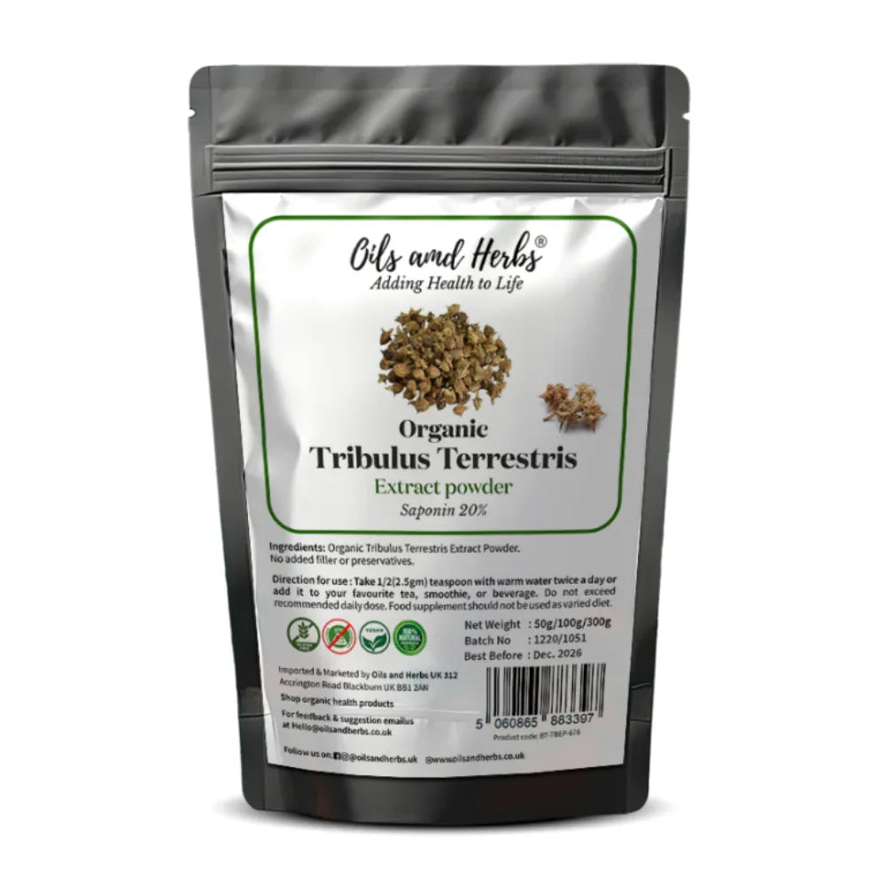 Oils & Herbs – Tribulus Terrestris Extract Powder – Organic Botanical Ingredient - The Wellness Store®