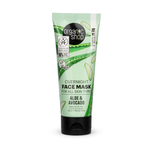 Organic Shop – Deep Hydration Face Mask Aloe & Avocado – 75ml