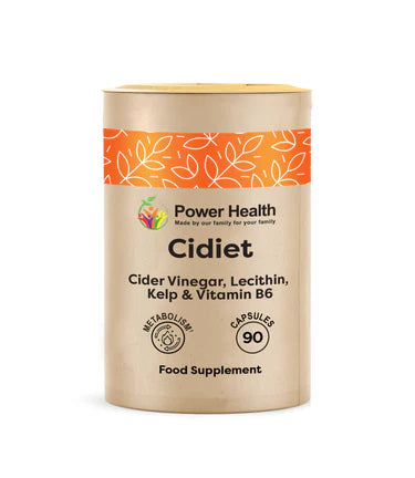 Power Health - Cidiet (Cider Vinegar, Kelp, Vitamin B6 & Lecithin) - 90 Capsules