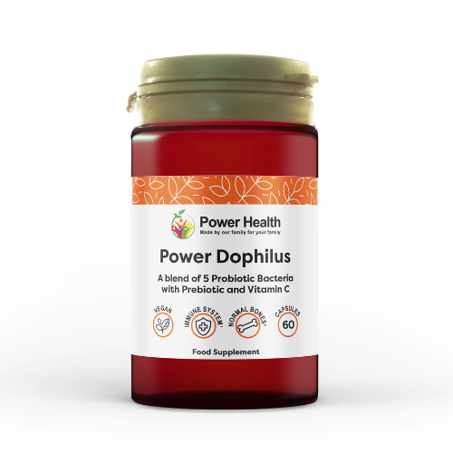 Power Health - Dophilus - Blend of 5 Probiotic Bacteria - 60 Capsules