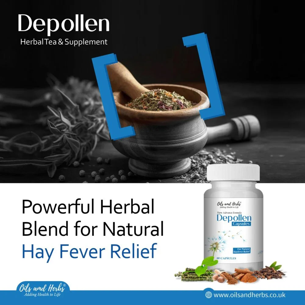 Oils & Herbs – Depollen Tea & Supplement Bundle - The Wellness Store®