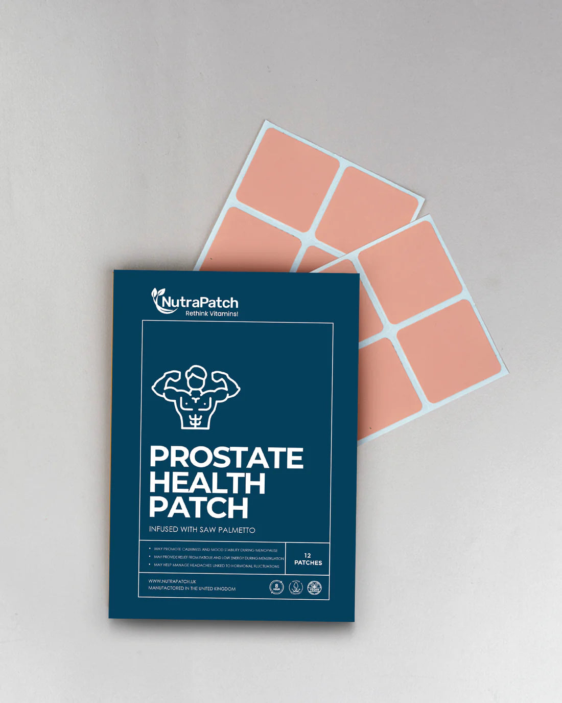 NutraPatch - Prostate Health Patch with Saw Palmetto & Zinc - 12 Patches