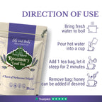 Oils & Herbs – Pure Herbal Infusion Organic Rosemary Leaf Tea – 30 Tea Bags