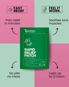 NutraPatch - Rapid Relief Patch with Natural Pain-Relieving Extracts - 12 Patches