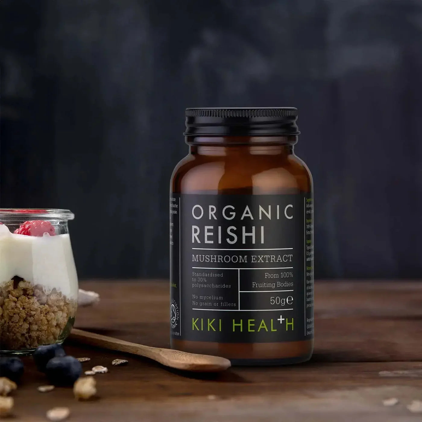 KIKI HEALTH - Reishi Extract, Organic Powder - 50g
