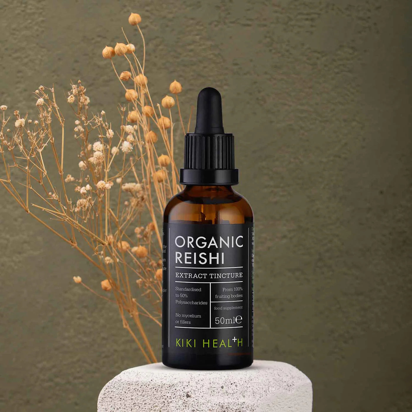 KIKI HEALTH - Reishi Extract Tincture, Organic - 50ml