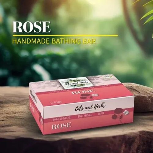 Oils and Herbs - Rose Handmade Soap by Herbalist - 100g