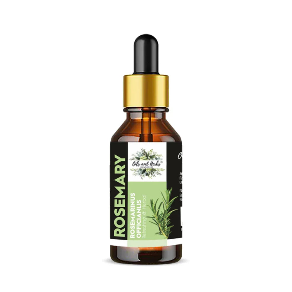 Oils & Herbs - Rosemary Essential Oil 100% Pure & Therapeutic Grade - The Wellness Store®